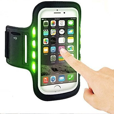 Armband Phone Holder With LED Lights