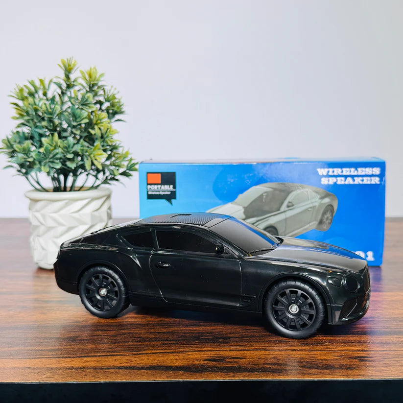 TurboBass™ Car-Shaped Bluetooth Speaker with Built-In Woofer