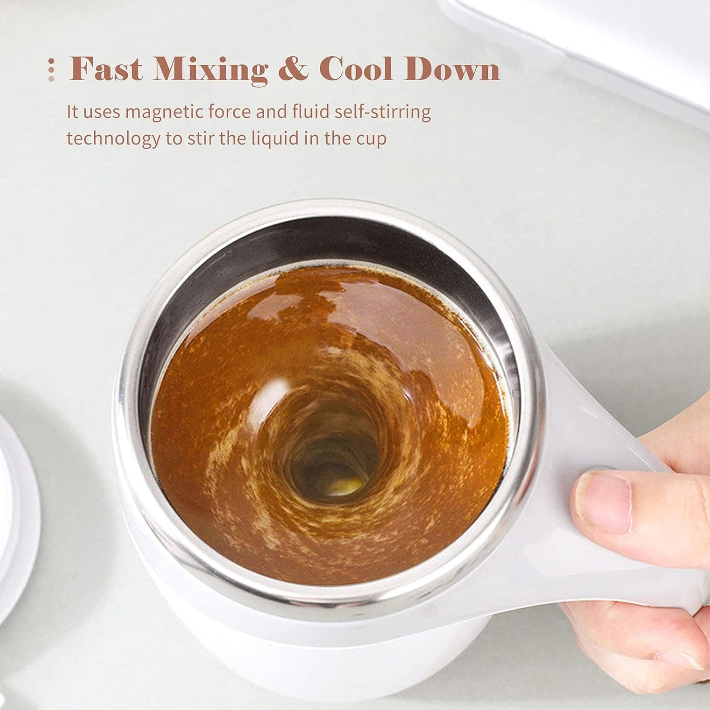Automatic Self Stirring Magnetic Coffee Mug