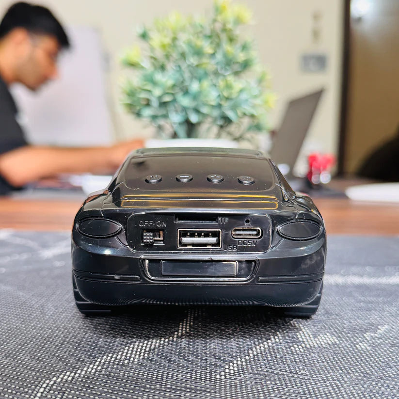 TurboBass™ Car-Shaped Bluetooth Speaker with Built-In Woofer