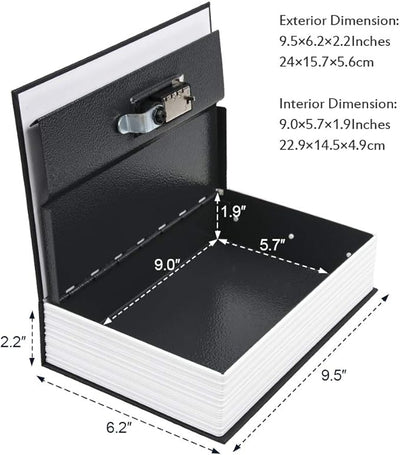 Hidden Book Safe With Digital Lock