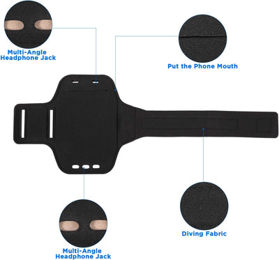 Armband Phone Holder With LED Lights