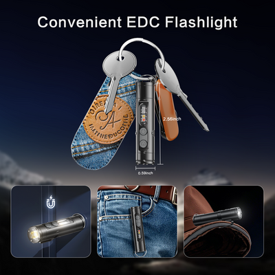 4 in 1 Smart KeyChain- Lighter, Currency Checker, Torch, Flasher