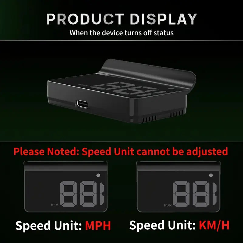 Car Speedometer Display