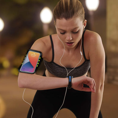 Armband Phone Holder With LED Lights