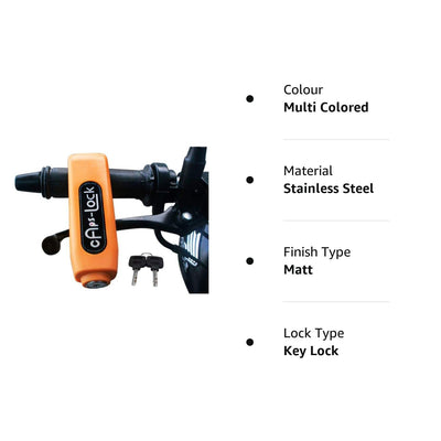 Heavy Duty Bike Brake Lock with Keys