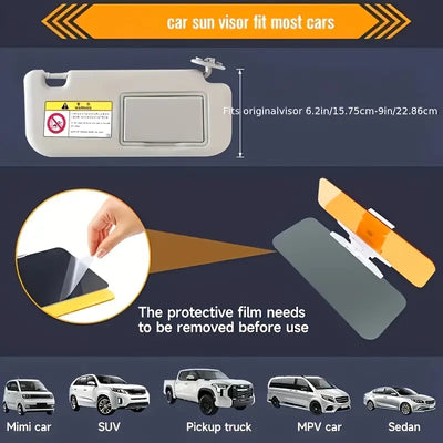 2 in 1 Sun Visor - Day & Night